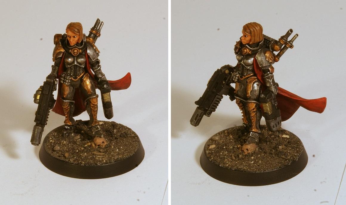 Conversion Female Inquisition Inquisitor Warhammer 40000 Shooty